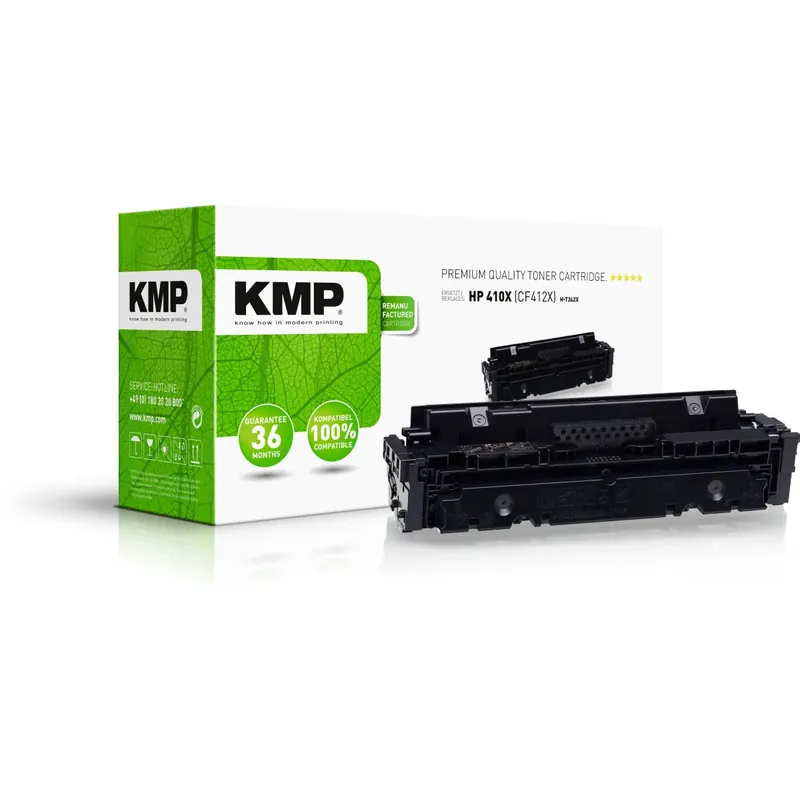 KMP H-T242X gelb Tonerkartusche ersetzt HP LaserJet Pro HP 410X (CF412X)