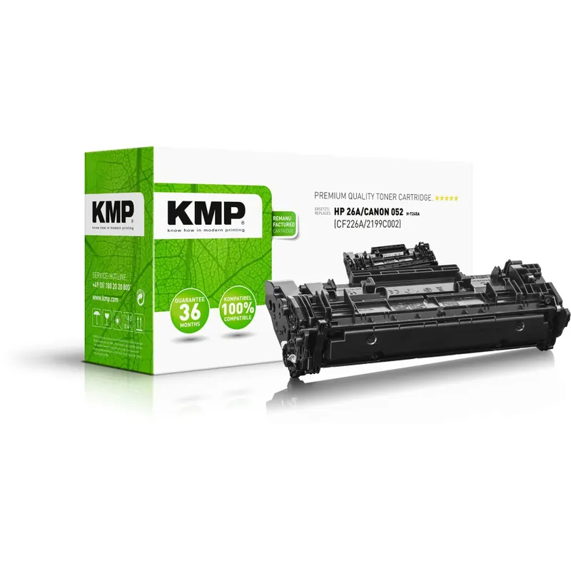 KMP H-T245A schwarz Tonerkartusche ersetzt HP / Canon LaserJet Pro HP 26A / Canon 052 (CF226A/2199C002)