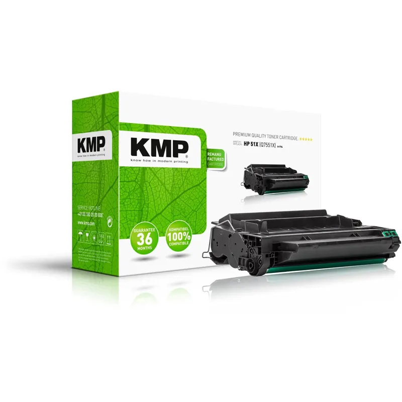 KMP H-T94 schwarz Tonerkartusche ersetzt HP LaserJet HP 51X (Q7551X)