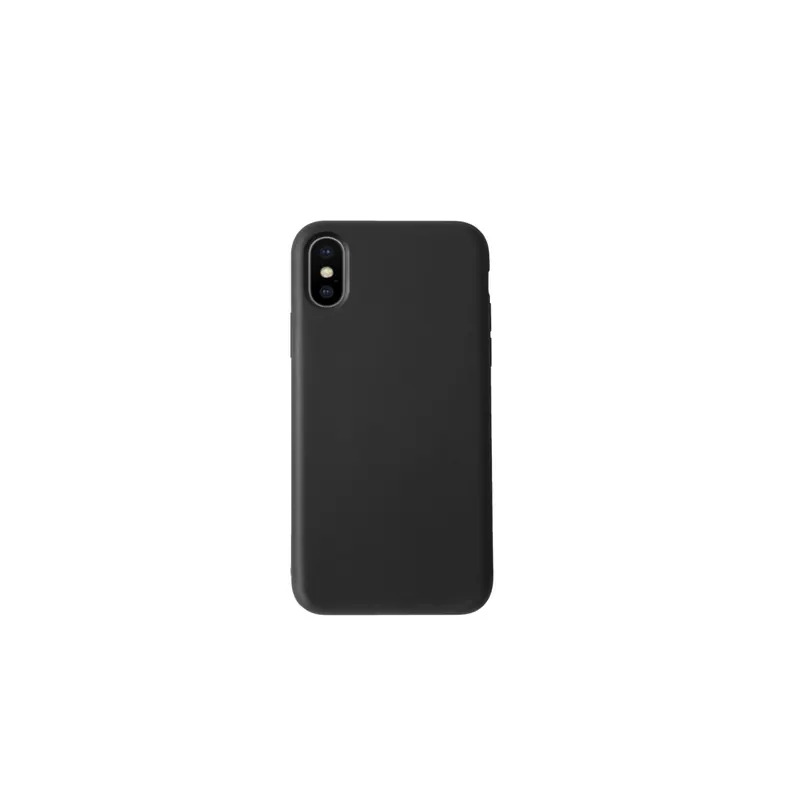 KMP Handy Schutzhülle Silicone Case für iPhone XS Max-black