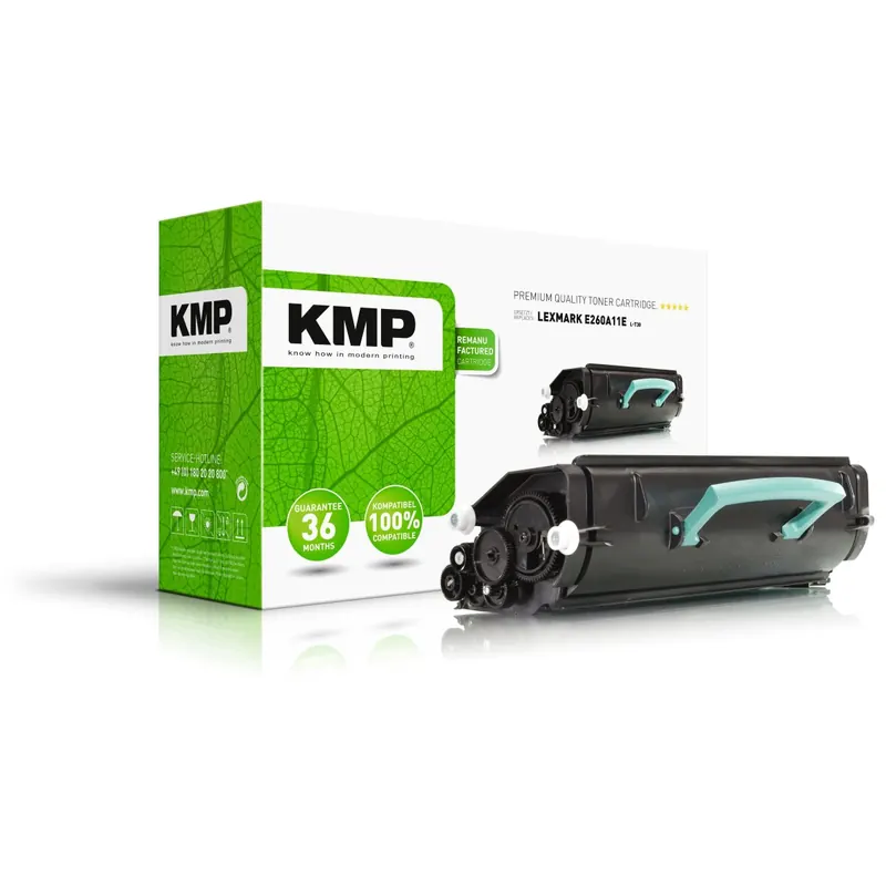 KMP L-T30 schwarz Tonerkartusche ersetzt Lexmark (E260A11E)