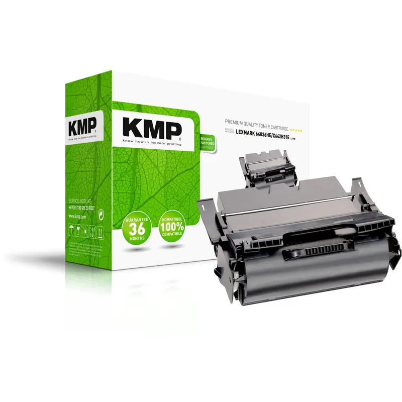 KMP L-T70 schwarz Tonerkartusche ersetzt Lexmark T640/642/644 (64036XE, X642H31E)