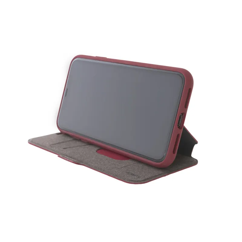 KMP Leather Case für iPhone XS Max-black