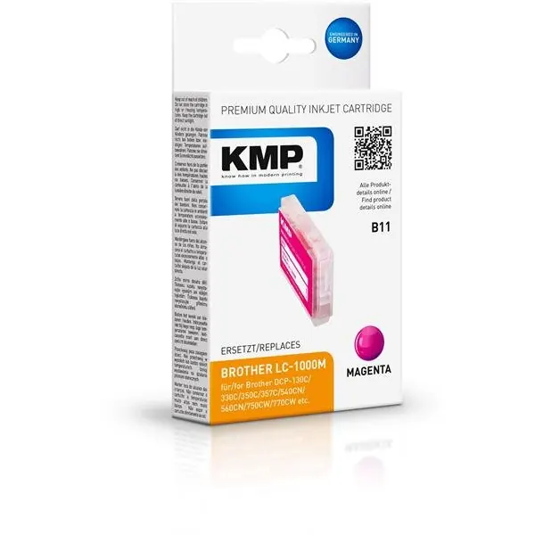KMP Patrone B11 komp. zu LC1000M für Brother Brother DCP-130 MFC
