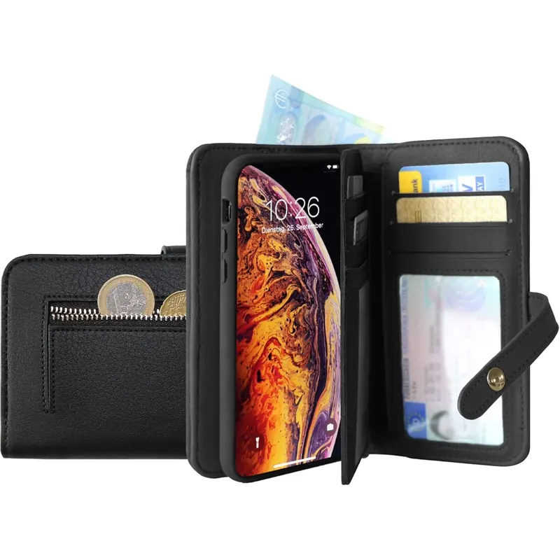 KMP Portemonnaie Schutzhülle für iPhone XS Max Black Panther Comfort