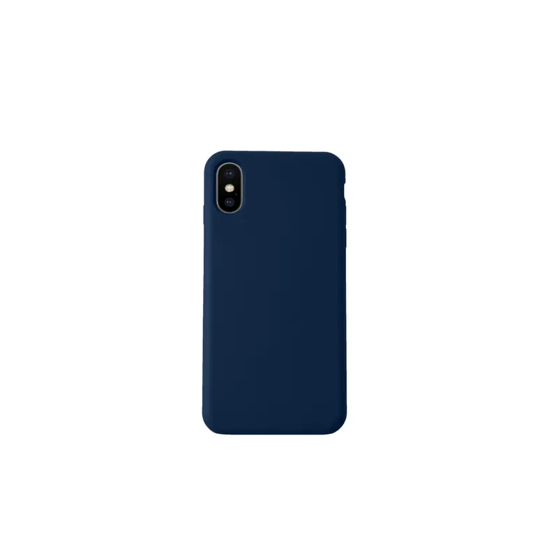 KMP Schutzhülle Silicone Case für iPhone XS Max-sargasso blue