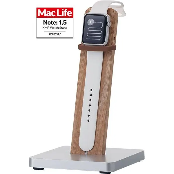 KMP Smartwatch Ständer für Apple Watch Eiche / oak