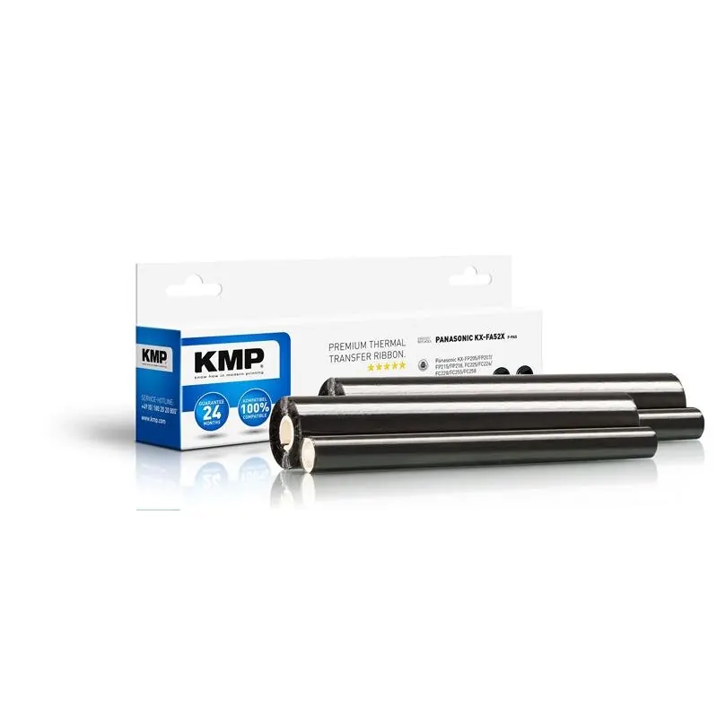 KMP TTR Farbband für Panasonic KX-FA52X KX-FP205 etc. schwarz