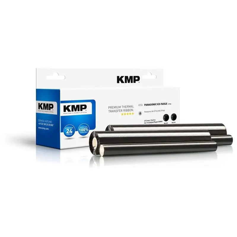 KMP TTR Farbband für Panasonic KX-FP 141 / 145 schwarz