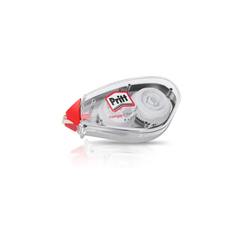 Korrekturroller Pritt Compact Flex 9H PCK4B - 4,2 mm x 10 m weiß/rot Einweg