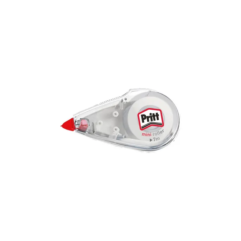 Korrekturroller Pritt Mini Roller 9H PRKMB - 4,2 mm x 7 m grau/rot Einweg