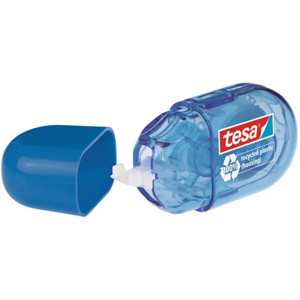 Korrekturroller tesa ecoLogo 59814 - 5,0 mm x 6 m blau Einweg