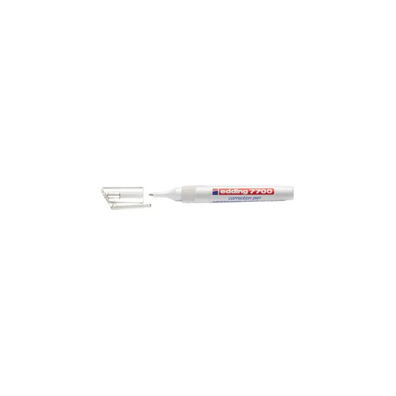 Korrekturstift edding 7700 - weiß 1-2 mm Metallspitze 1 - 2 mm