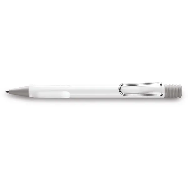 Kugelschreiber Lamy safari Mod 219 1219680 - weißes Gehäuse Mine M blau LAMY M16