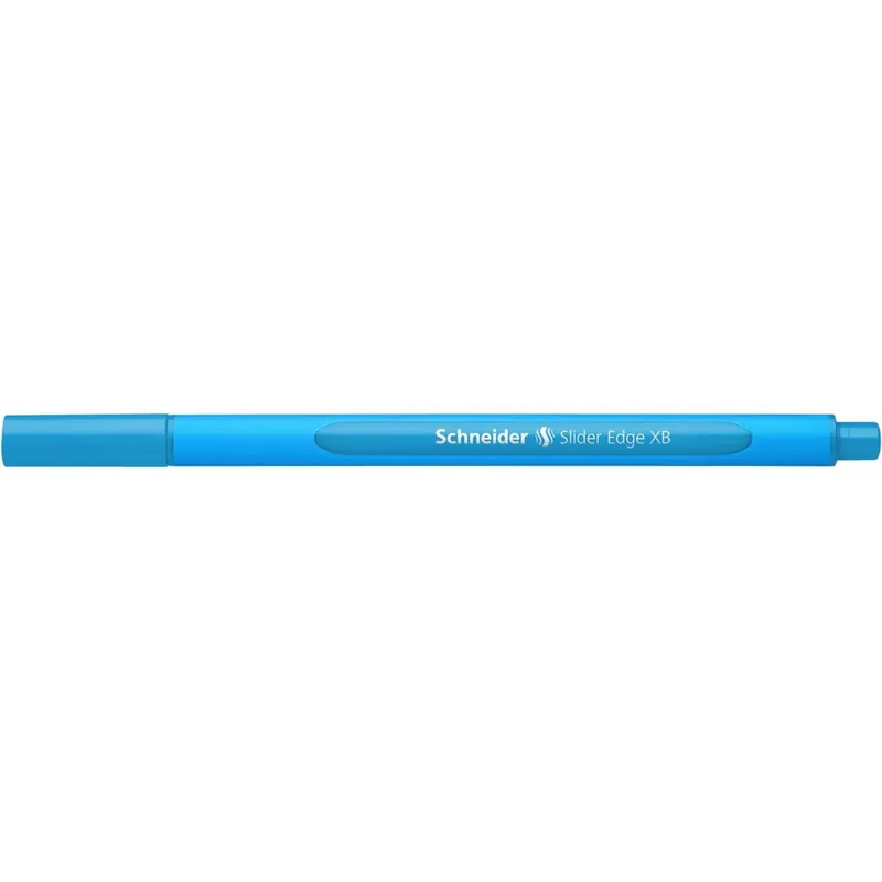 Kugelschreiber Slider Edge, Kappenmodell, XB, hellblau, Schaftf.: cyan-hellblau SCHNEIDER 50-152210