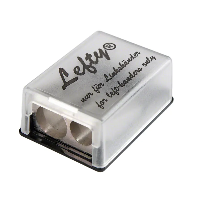 KUM 2-in-1 Leftie Dosenspitzer für Linkshänder, schwarz