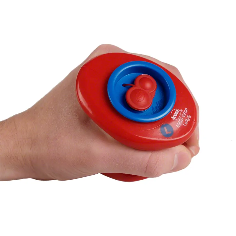 KUM Medi Grip Lefty Spitzer, Dm. 8+10 mm, rot
