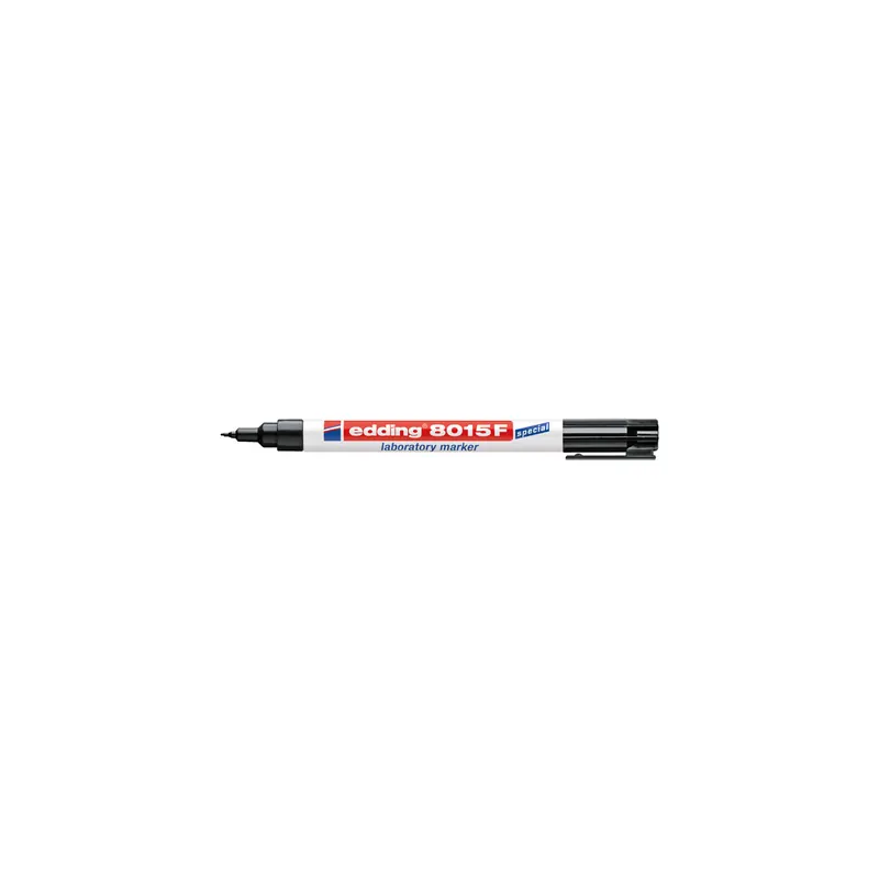 Labormarker edding 8015 - schwarz 0,75 mm Rundspitze permanent nicht nachfüllbar