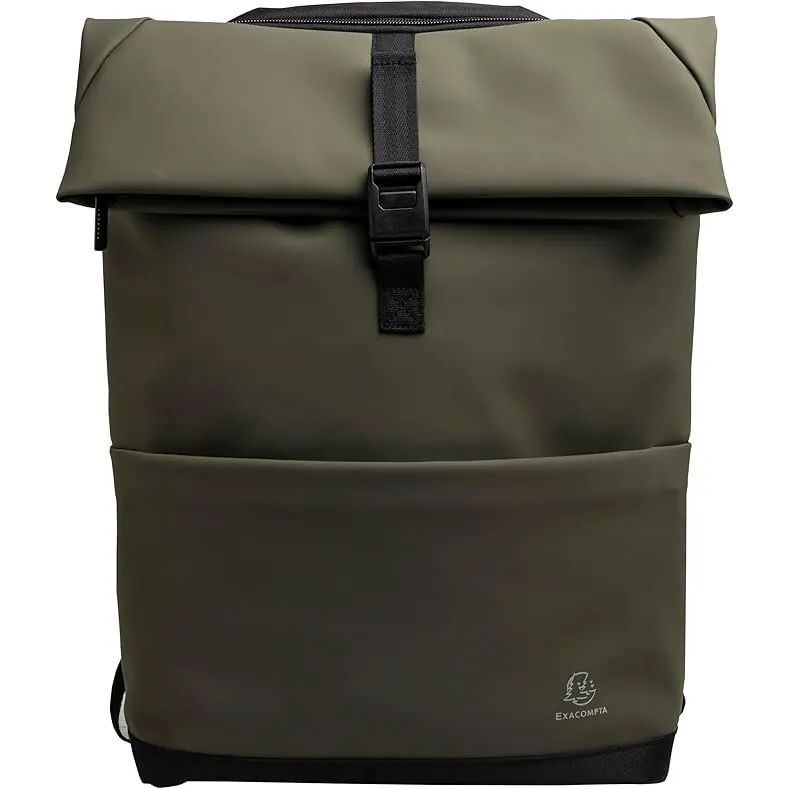 Laptoprucksack mit 2 Fächern, 37x45x14 cm, Exactive Young - Khaki