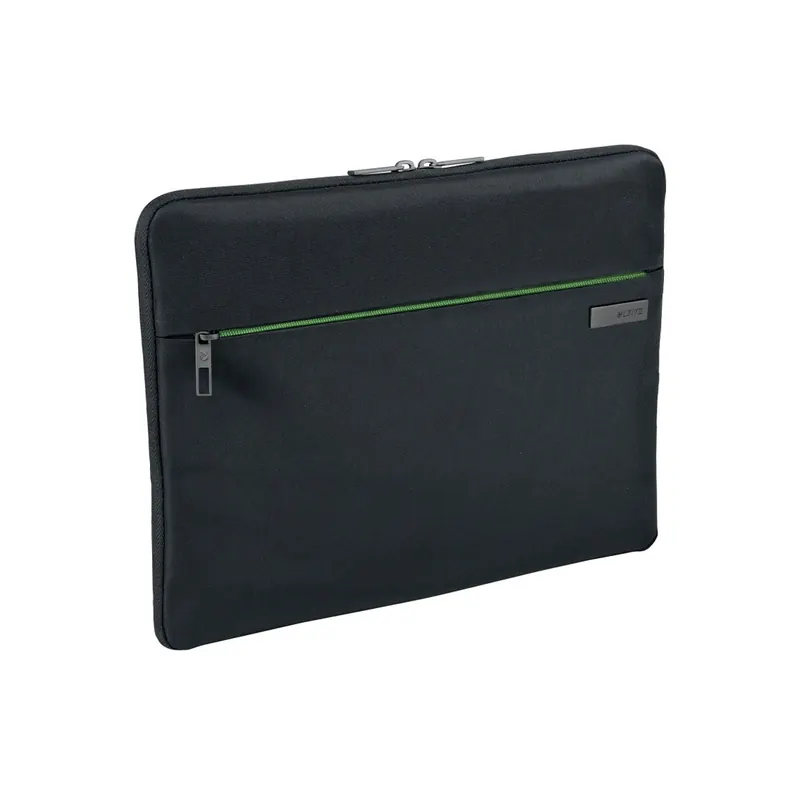 Laptopschutzhülle Leitz Complete 6076 - 13,3 Zoll 345 x 250 x 30 mm schwarz 7 Fächer Polyester, Soft Fleece