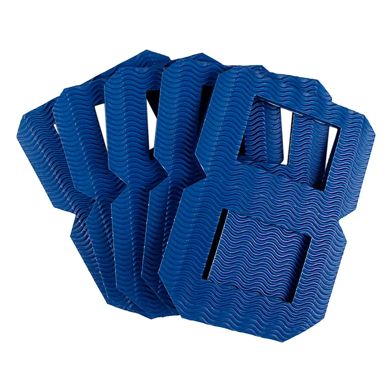 Laternenrohling-Mini aus 3D-Wellpappe, 10x10x12cm, 5 Stück, blau