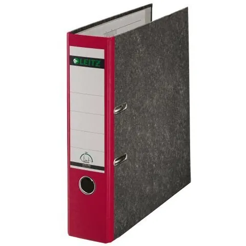 Leitz Qualitäts Ordner 180° - A4, 80 mm, rot