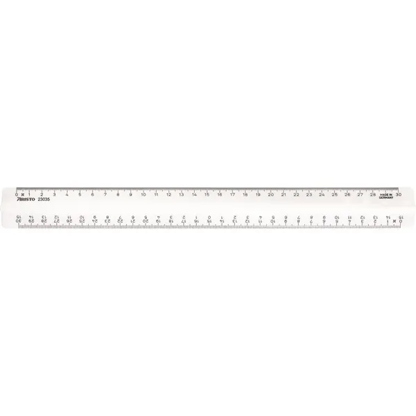 Lineal Aristo GEOCollege AR2303599 - 30 cm weiß Kunststoff