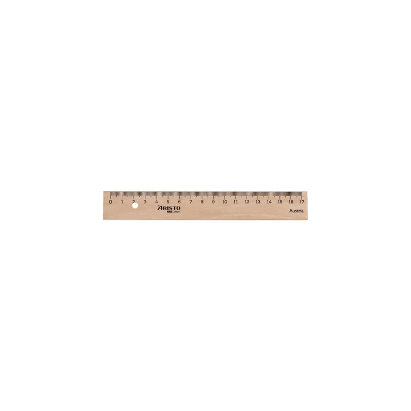 Lineal Aristo GEOCollege AR23317 - 17 cm naturfarbend Holz