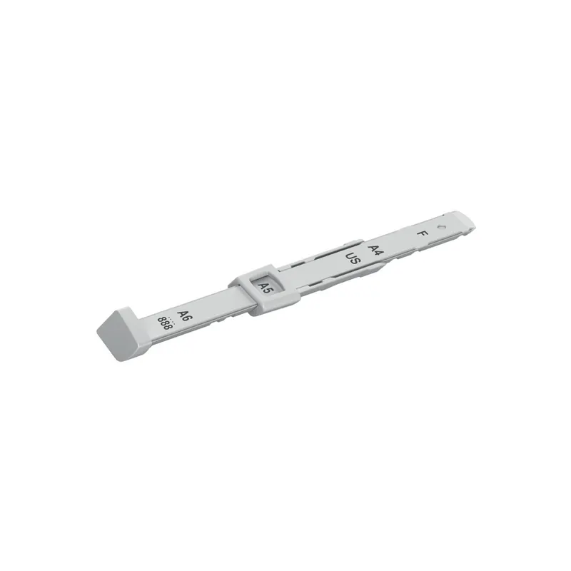 Locher Anschlagschiene Leitz NeXXt 1729 - dunkelgrau für Modell 5005, 5008, 5012, 5022, 5038, 5132 und 5138 3.Generation