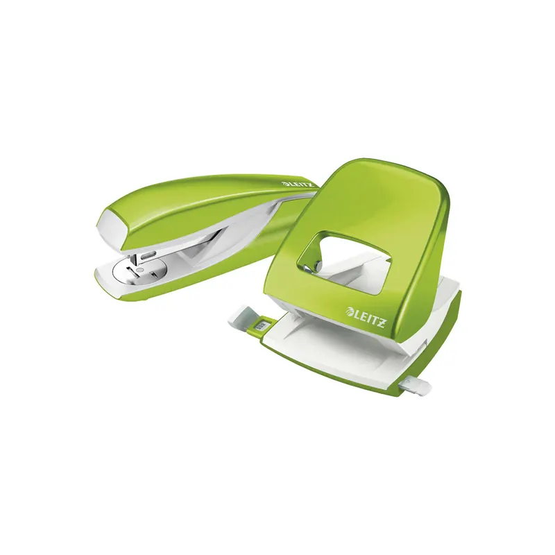 Locher/Heftgeräteset Leitz NeXXt WOW 5095 - grün Art. 5008/5502 Heftklammern 24/6 Metall/Kunststoff Set