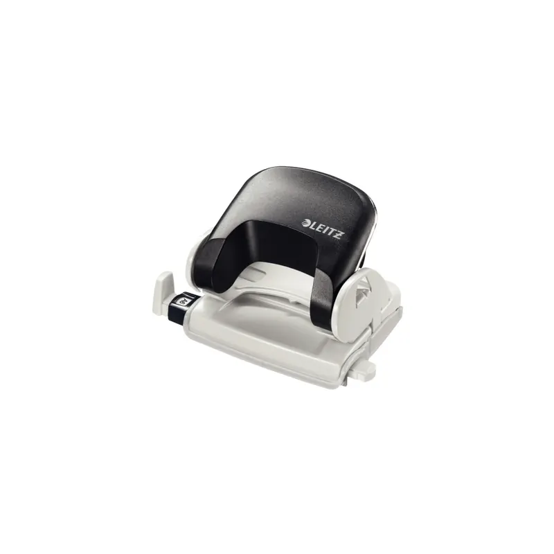 Locher Leitz NeXXt Klein 5038 - schwarz 16 Blatt Metall/Kunststoff