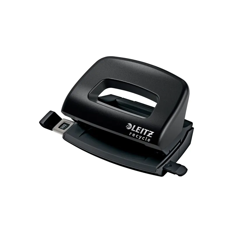 Locher Leitz NeXXt Recycle Mini 5010 - schwarz 10 Blatt recycelter Kunststoff