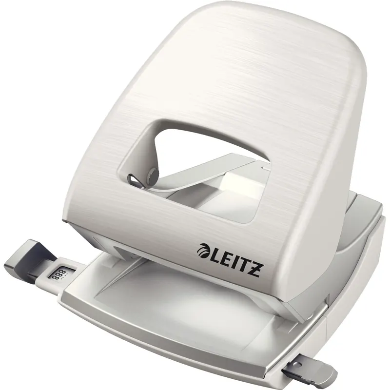 Locher Leitz NeXXt Style 5006 - arktik weiß 30 Blatt Metall
