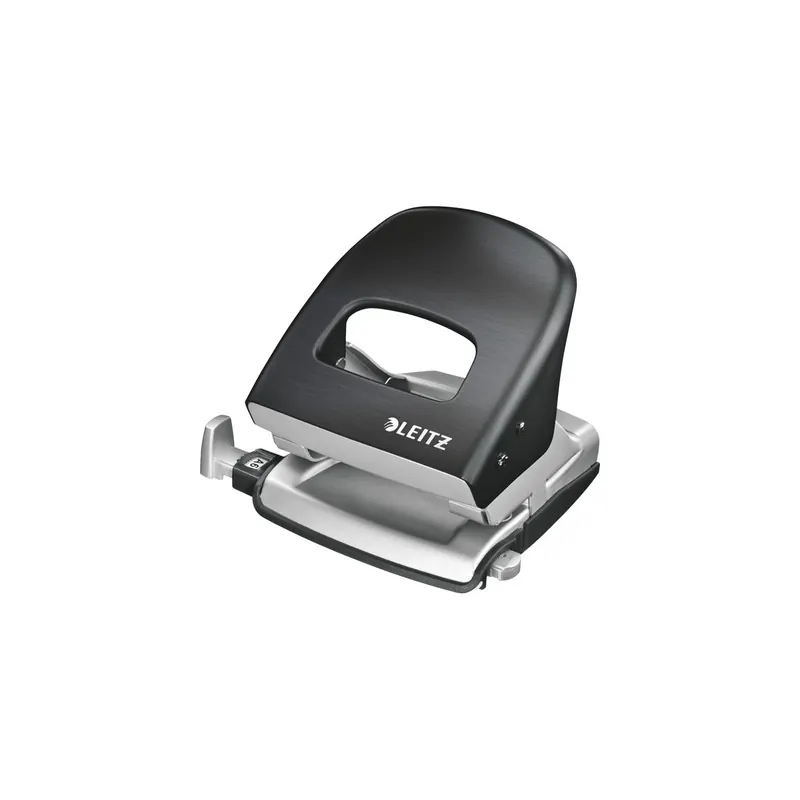 Locher Leitz NeXXt Style 5006 - satin schwarz 30 Blatt Metall