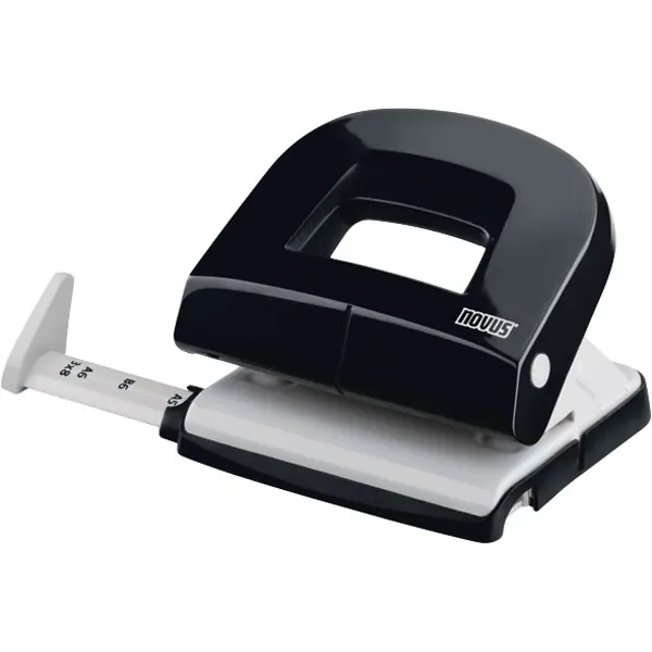 Locher Novus E 216 025-0538 - schwarz 16 Blatt Metall/Kunststoff