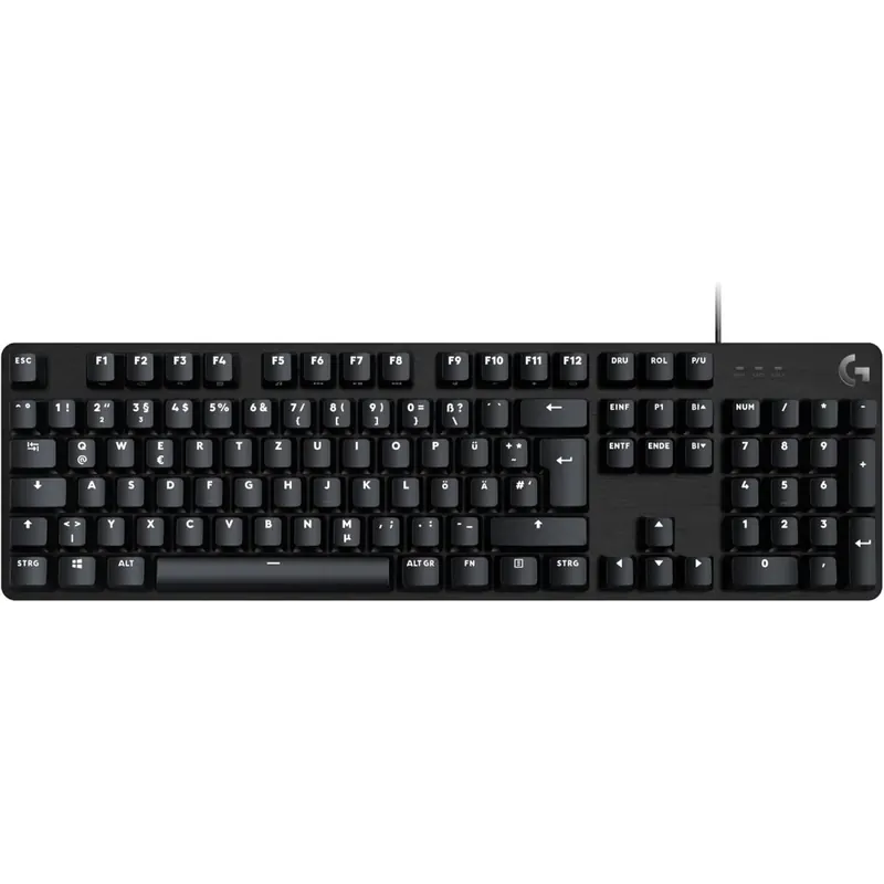 Logitech G413 SE Mechanische Gaming-Tastatur - Mit Hintergrundbeleuchtung, taktilen mechanischen Schaltern, Anti-Ghosting, Kompatibel mit Windows, macOS, Deutsches QWERTZ-Layout - Schwarz