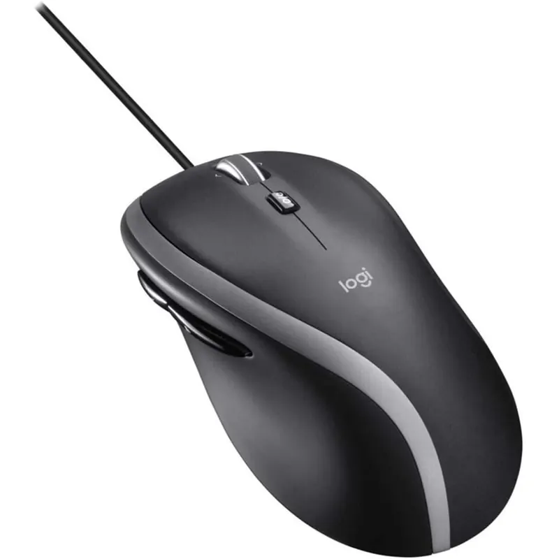 Logitech M500s Kabelgebundene Maus mit fortschrittlicher hyperschneller Scroll- und Kippfunktion, anpassbaren Tasten, hochpräziser Abtastung mit DPI-Schalter, USB-Plug&Play, Schwarz