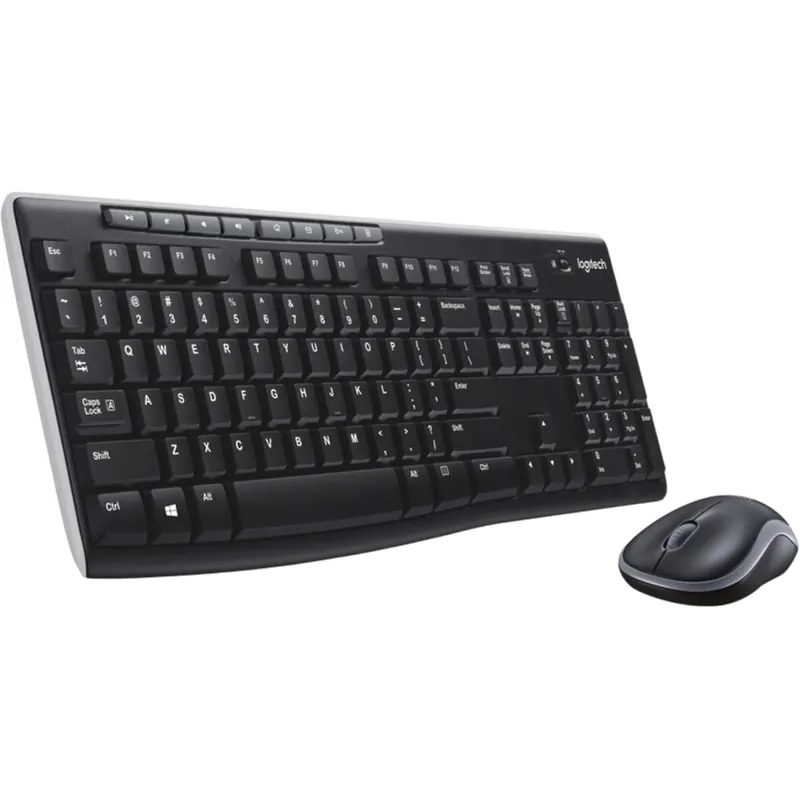Logitech MK270 Combo Tastatur und kabellose Maus kabellosem Nano-Empfänger (QWERTZ- Deutsches Tastaturlayout) schwarz