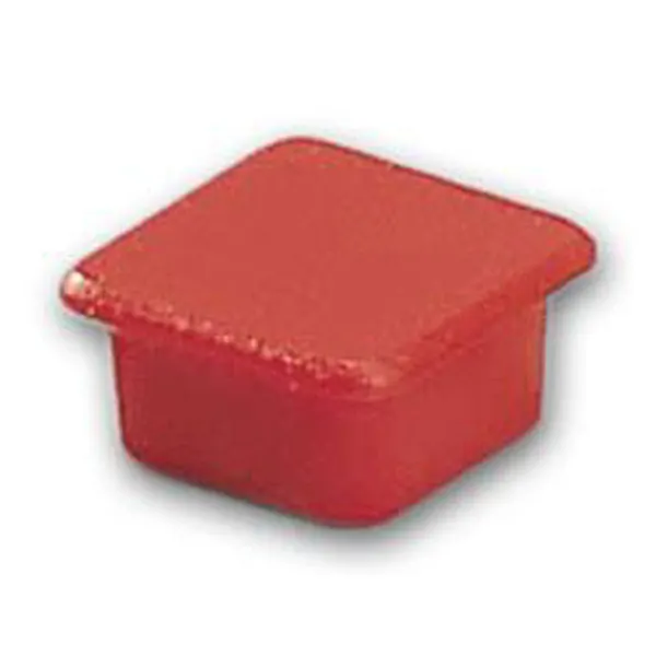 Magnet Dahle 03.95813 - 13 x 13 mm rot Pckg/10