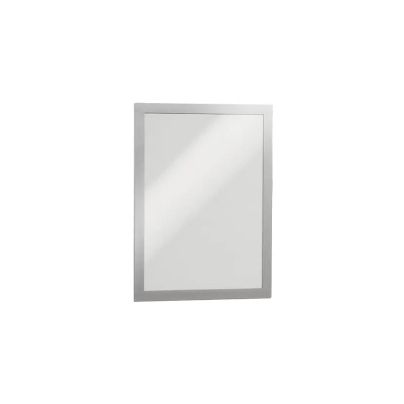 Magnetrahmen Durable Duraframe 4872 - A4 236 x 322 mm metallic silber selbstklebend haftend Pckg/2