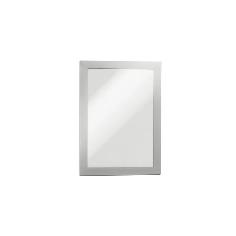Magnetrahmen Durable Duraframe 4881 - A5 176 x 236 mm metallic silber selbstklebend haftend Pckg/10