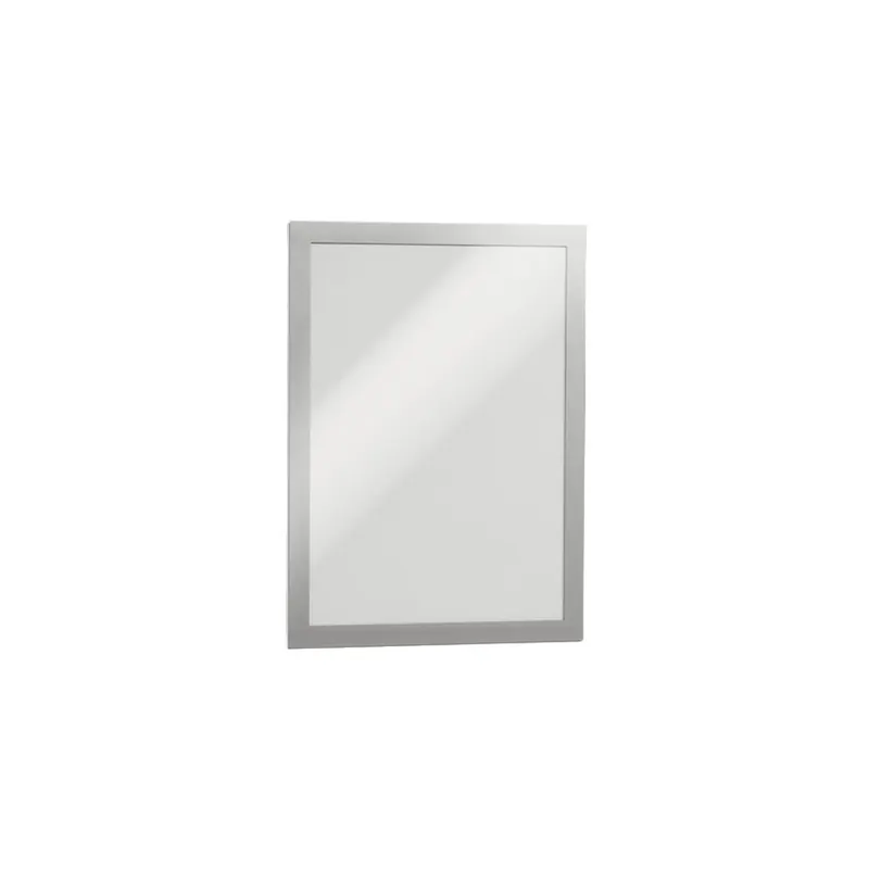 Magnetrahmen Durable Duraframe 4882 - A4 236 x 322 mm metallic silber selbstklebend haftend Pckg/10