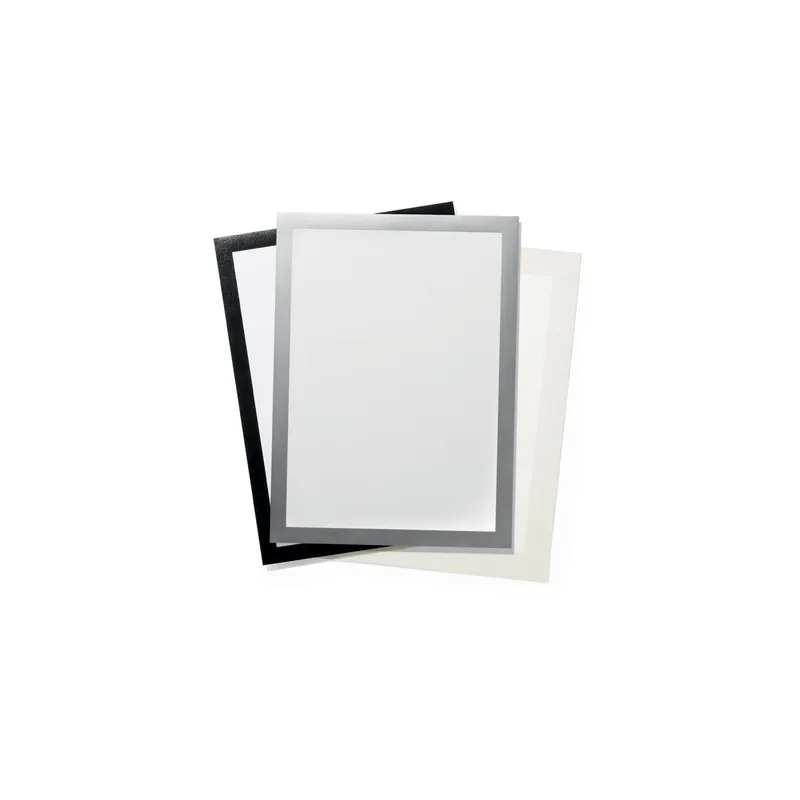 Magnetrahmen Durable Duraframe Grip 4968 - A4 236 x 323 mm metallic silber Klettrücken
