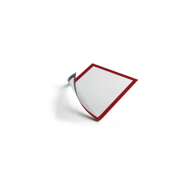 Magnetrahmen Durable Duraframe Magnetic 4869 - A4 236 x 322 mm rot Magnetisch haftend Pckg/5