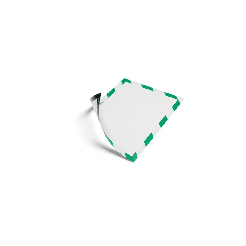 Magnetrahmen Durable Duraframe Magnetic Security 49451 - A4 236 x 322 mm grün/weiß selbstklebend haftend Pckg/5