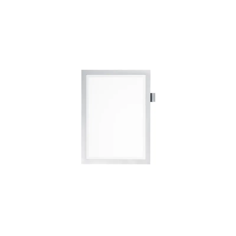 Magnetrahmen Durable Duraframe Note 4993 - A4 210 x 297 mm metallic silber selbstklebende Rückseite