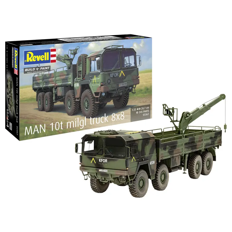 MAN 10t milgl truck 8x8 Revell Modellbausatz