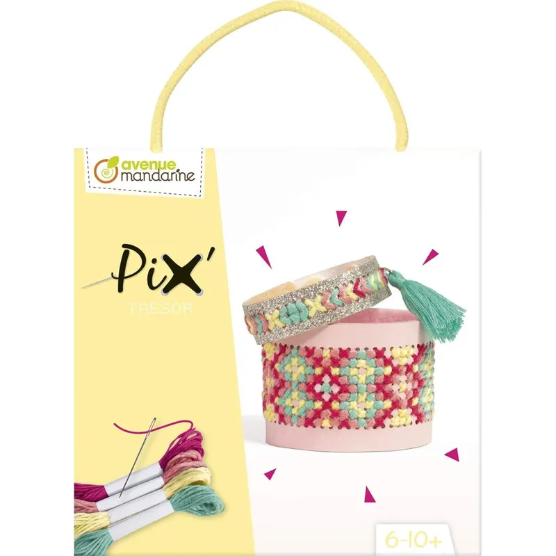 Mandarine KC130C Schmuckset Sticken "Pix' Trésor ? Summer"