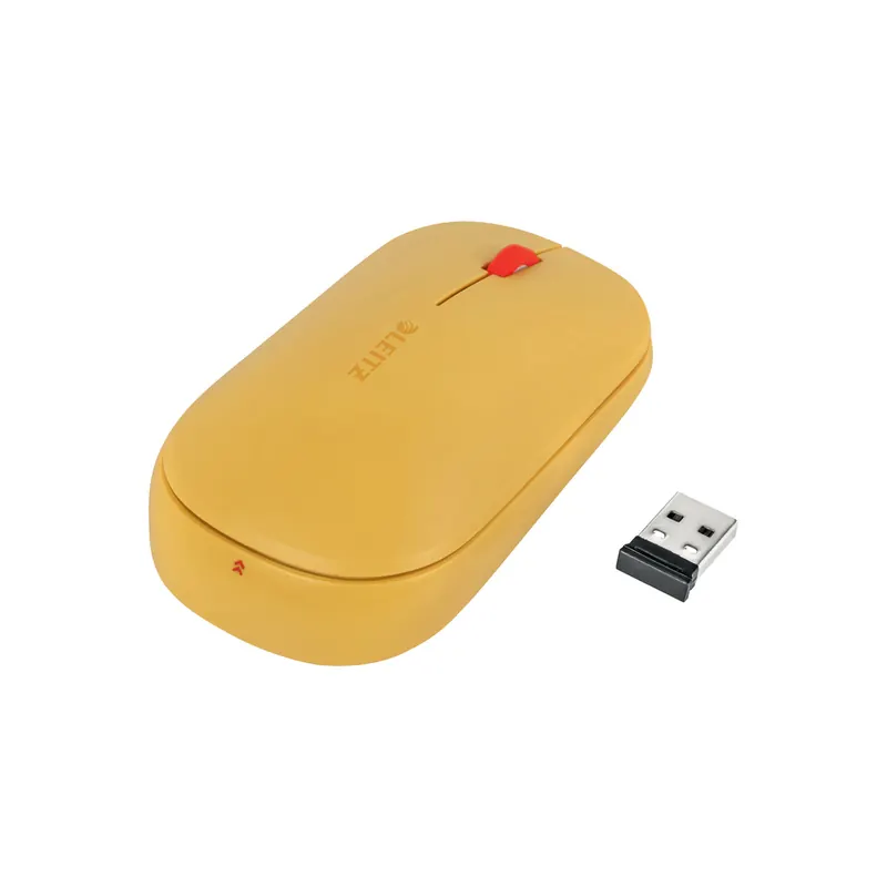 Maus Leitz Cosy 6531 - gelb kabellos 3 DPI-Stufen