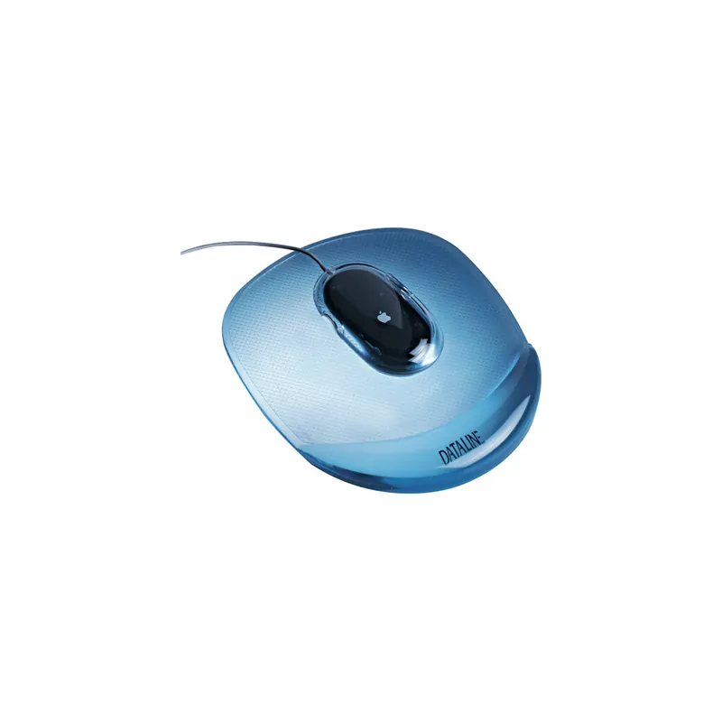 Mauspad Esselte 67046 - 230 x 280 mm transparent/blau mit Handgelenkauflage